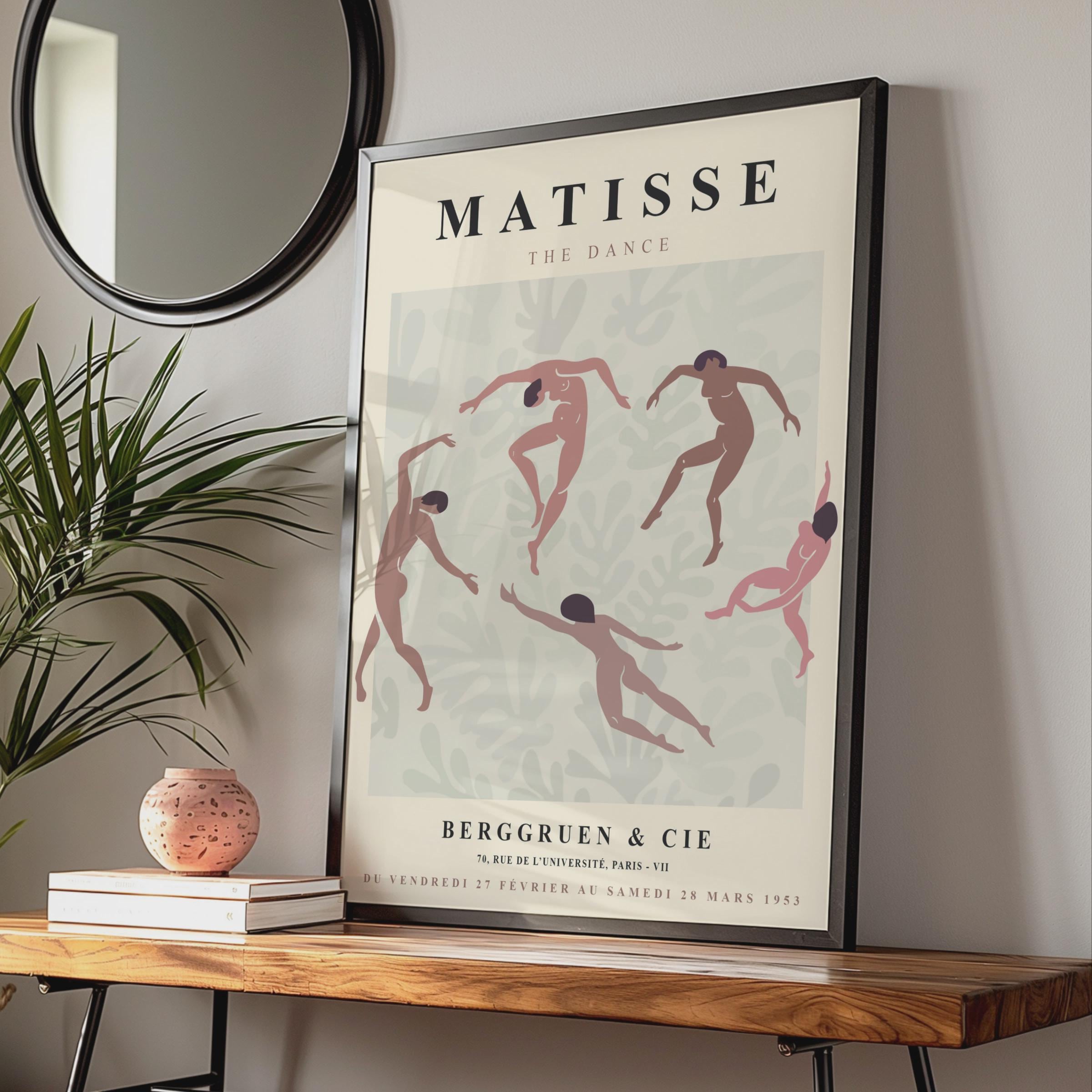 Henri Matisse The Dance Art Print, Abstract Figures Wall Art, Vintage Decor, Minimalist Poster wall art print