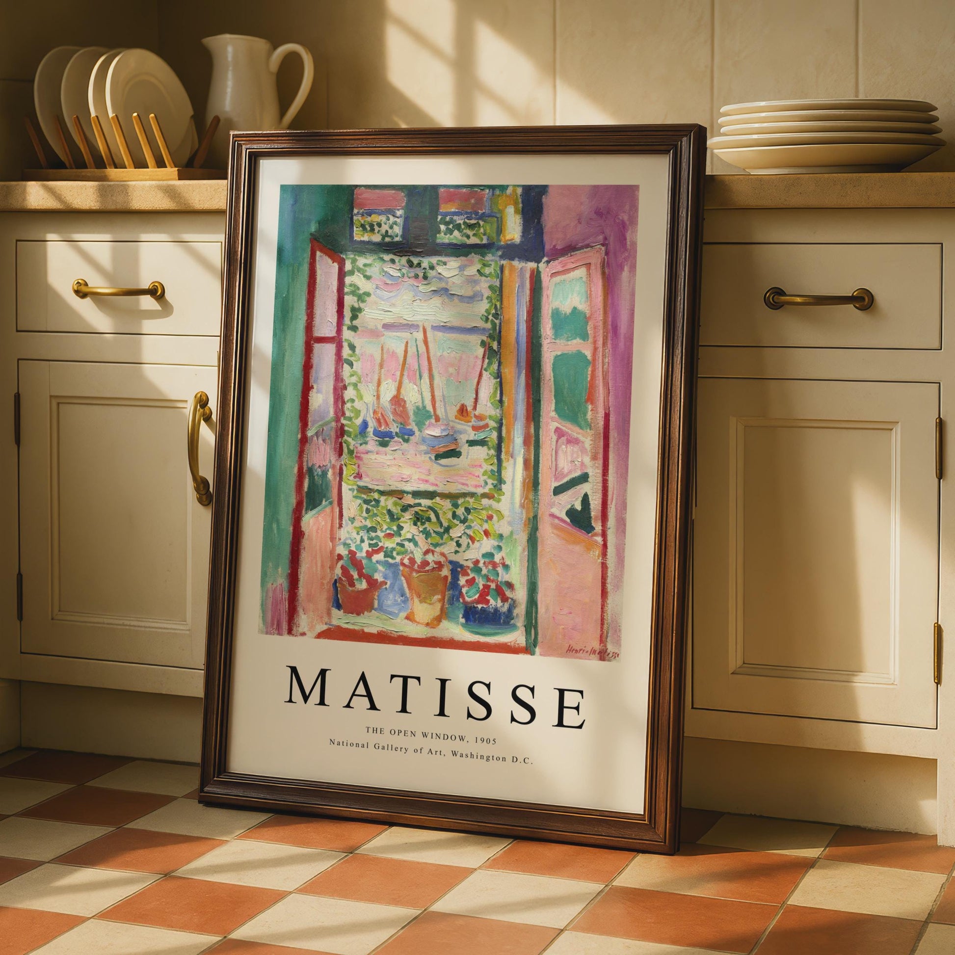 Matisse Open Window Print, Fauvism Wall Art, Vibrant Colors wall art print