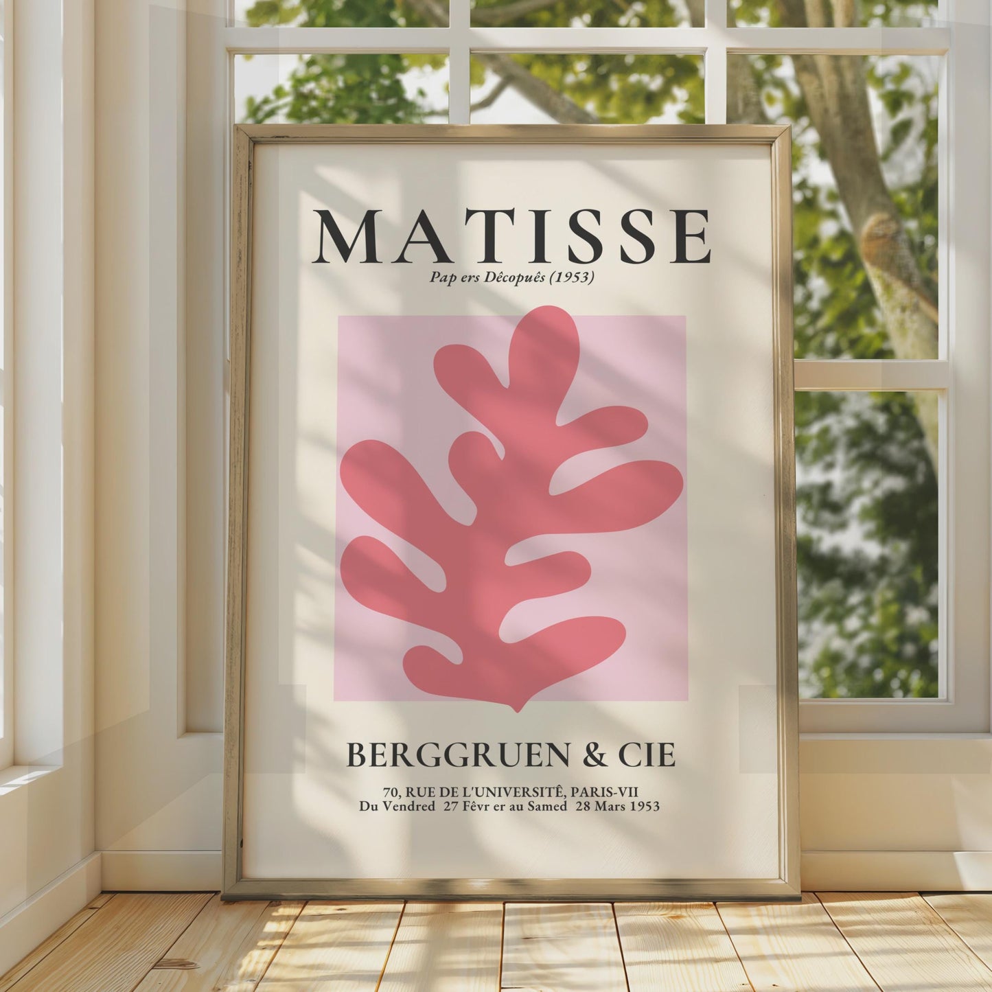Henri Matisse Art Poster, 1953 Paper Cutouts, Colourful Wall Art, Modern Decor, Minimalist Style wall art print
