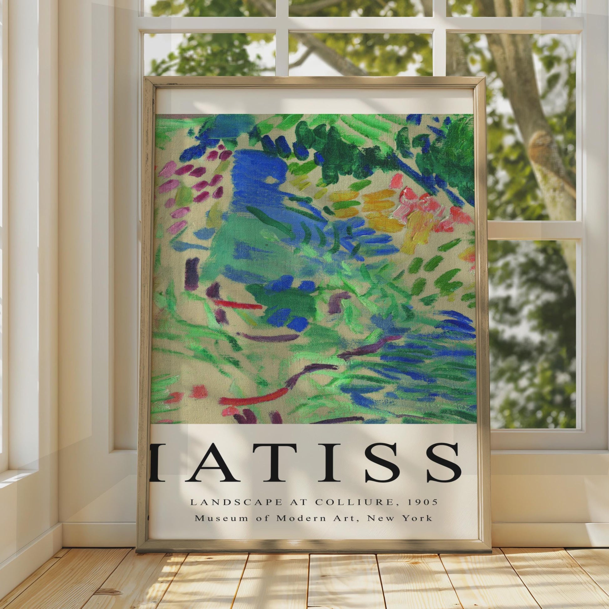Matisse Landscape Print, Fauvism Wall Art, 1905 Exhibition Poster wall art print