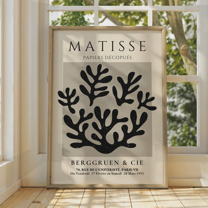 Henri Matisse Art Poster, Papiers Decoupes, Minimalist Wall Art, Botanical Prints, Modern Decor wall art print