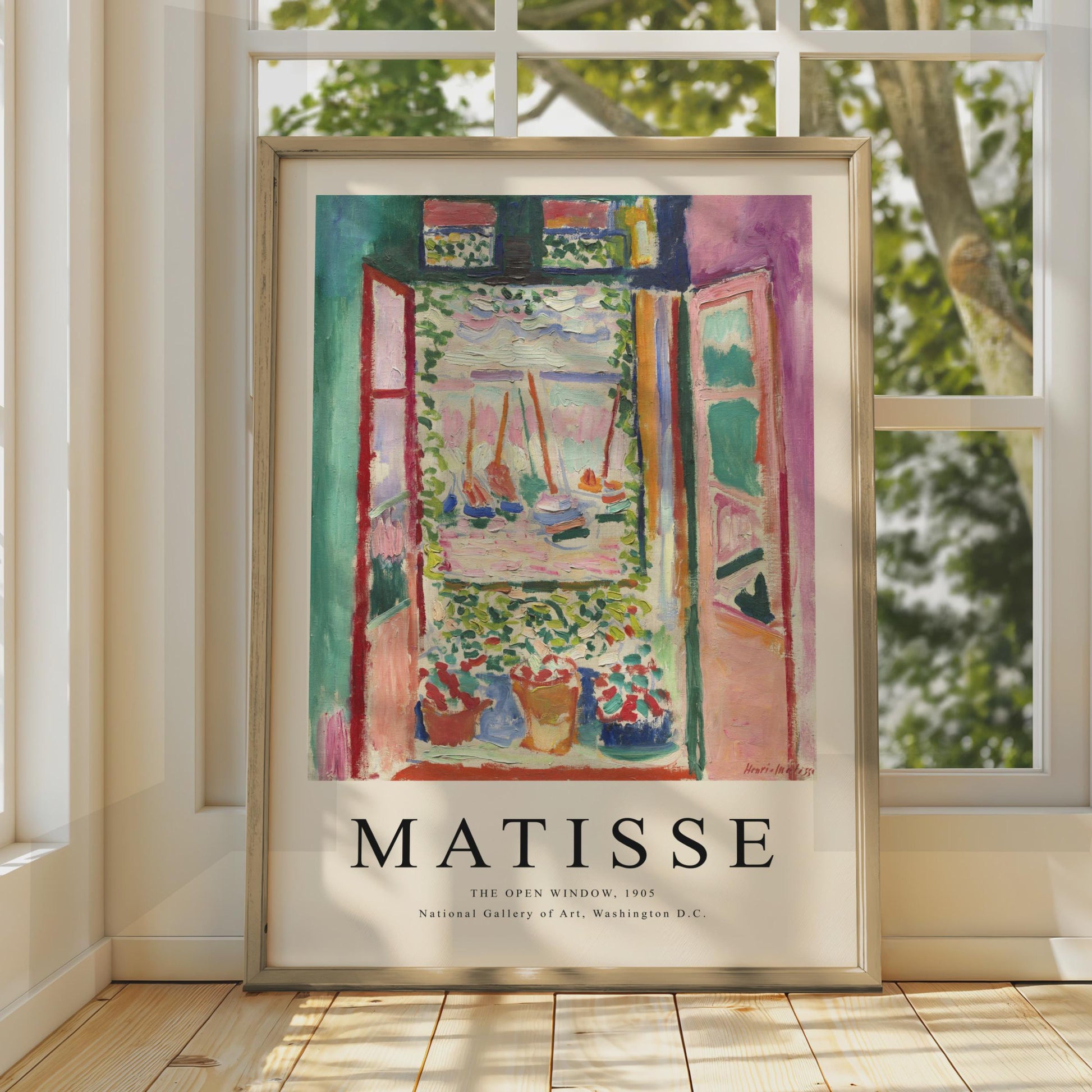 Matisse Open Window Print, Fauvism Wall Art, Vibrant Colors wall art print