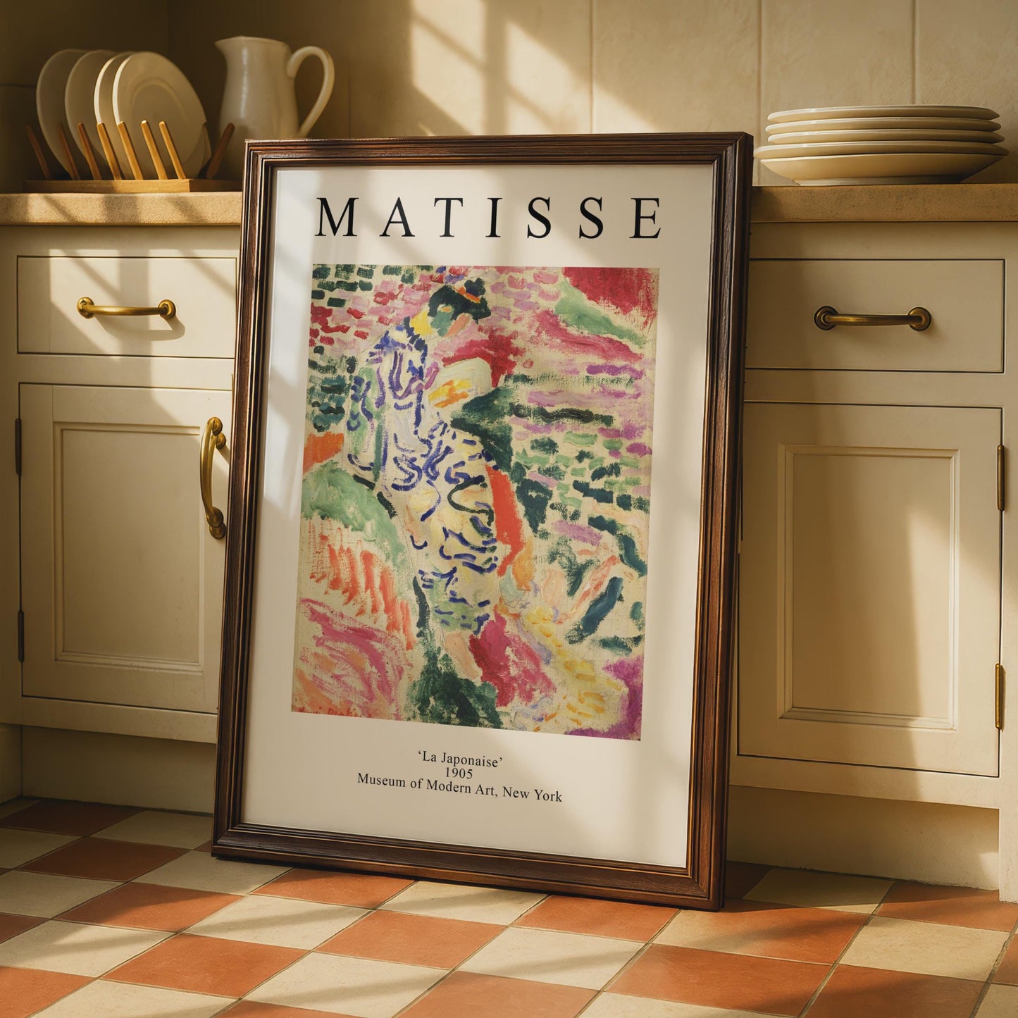Henri Matisse Art Poster, La Japonaise 1905, Colourful Abstract Wall Art, Museum Print wall art print