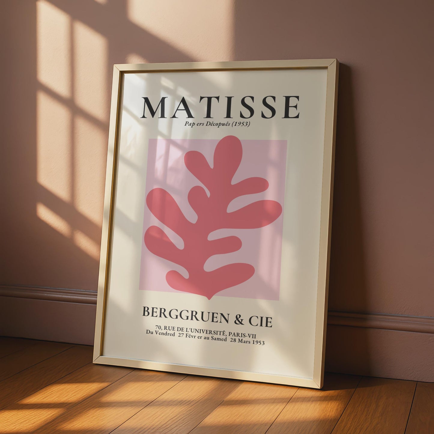 Henri Matisse Art Poster, 1953 Paper Cutouts, Colourful Wall Art, Modern Decor, Minimalist Style wall art print