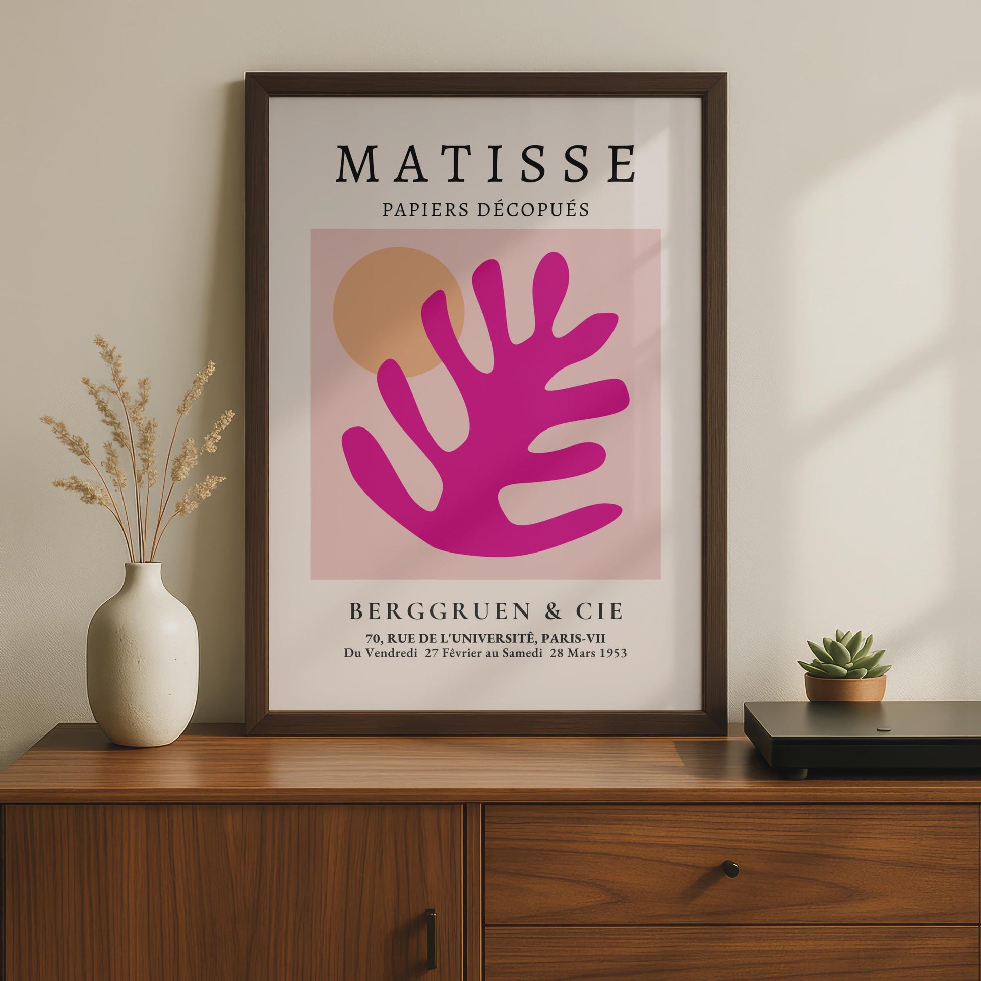Henri Matisse Art Poster, Papiers Decoupes, Abstract Wall Art, Colourful Print for Home Decor wall art print