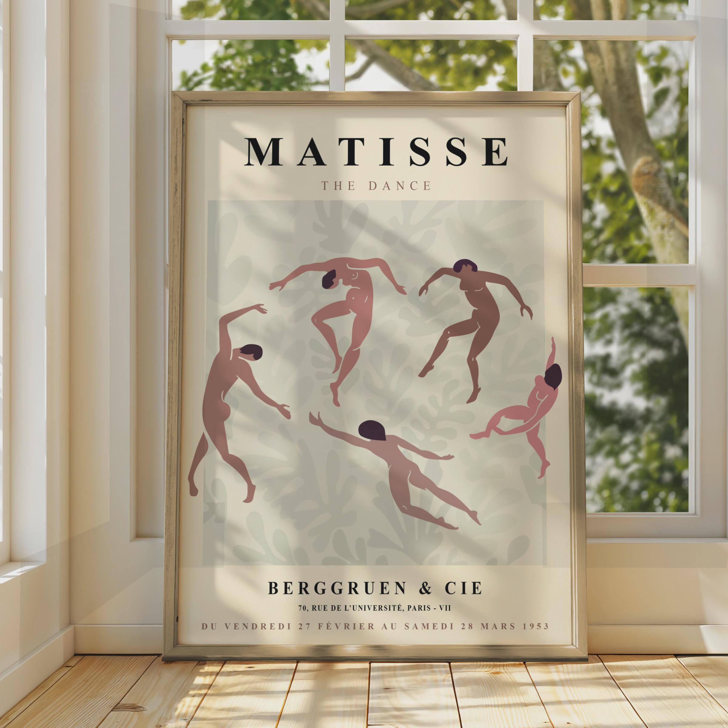 Henri Matisse The Dance Art Print, Abstract Figures Wall Art, Vintage Decor, Minimalist Poster wall art print