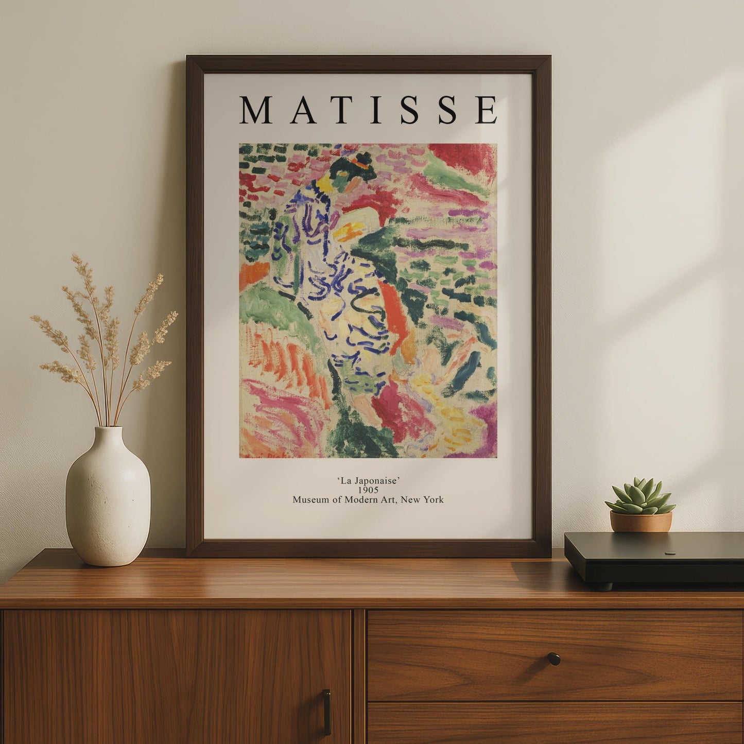 Henri Matisse Art Poster, La Japonaise 1905, Colourful Abstract Wall Art, Museum Print wall art print