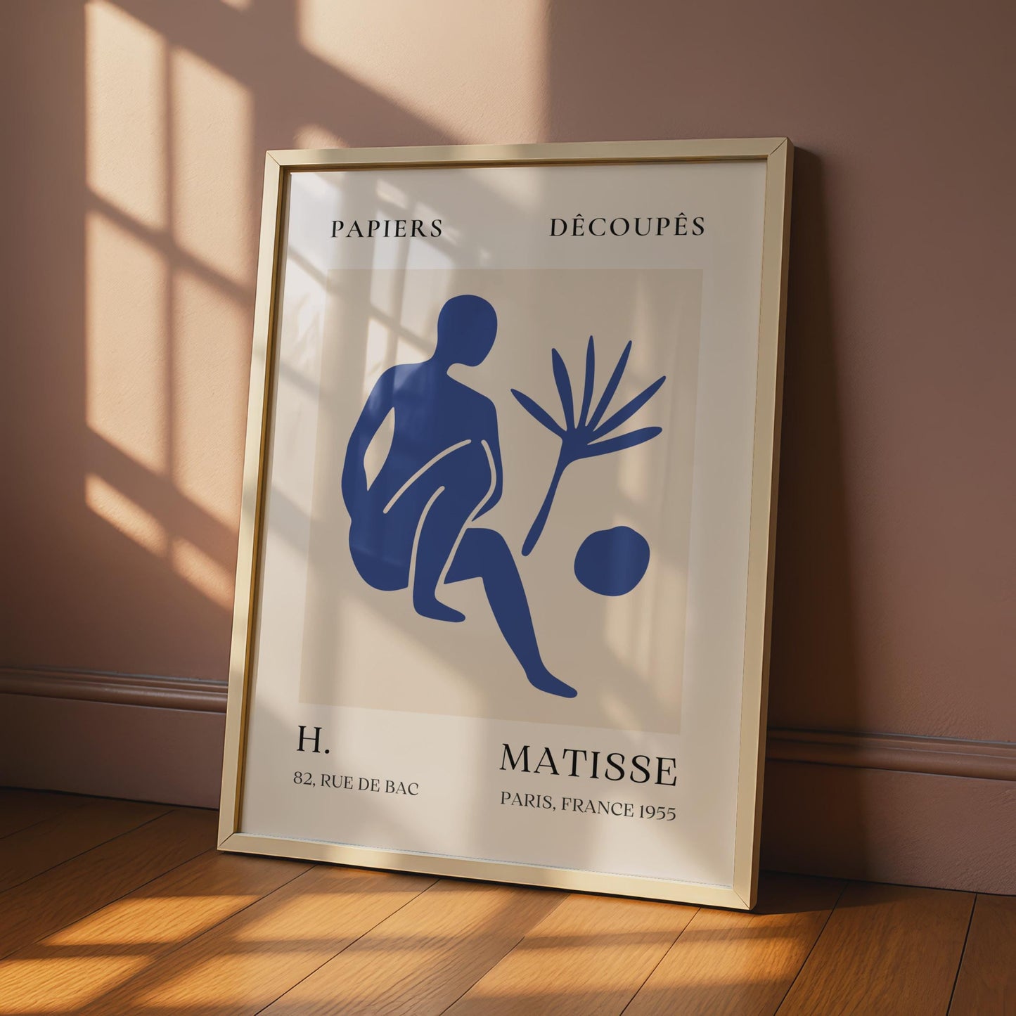 Henri Matisse Art Poster, Abstract Figure Design, Minimalist Wall Art, Mid-Century Modern Print wall art print