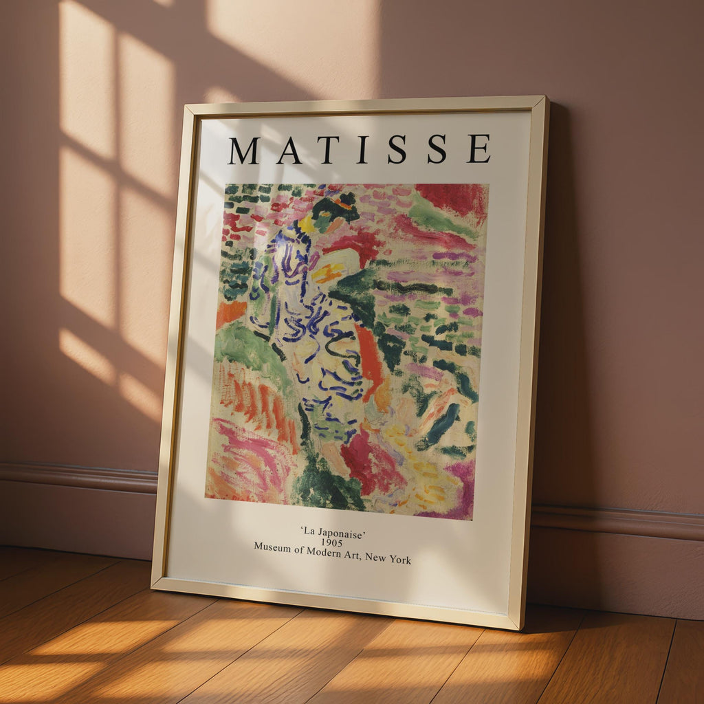 Henri Matisse Art Poster, La Japonaise 1905, Colourful Abstract Wall Art, Museum Print wall art print