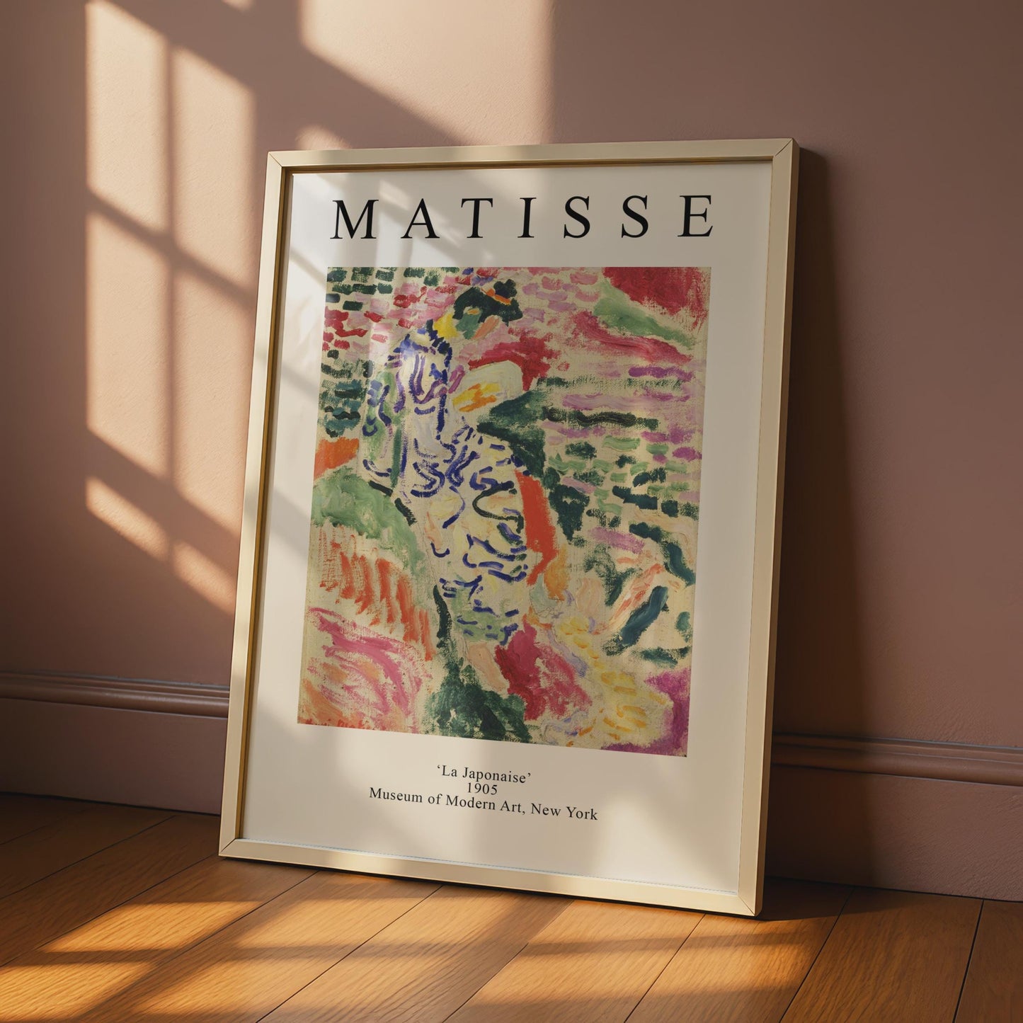 Henri Matisse Art Poster, La Japonaise 1905, Colourful Abstract Wall Art, Museum Print wall art print