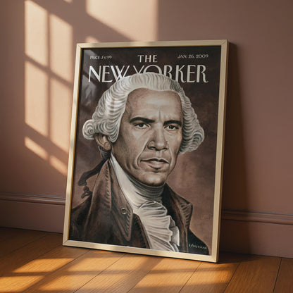 Founding Father Portrait Poster, Vintage Editorial Wall Art wall art print