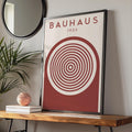 Bauhaus 1923 Art Print, Minimalist Graphic Poster, Modern Circles Wall Art for Home Decor wall art print
