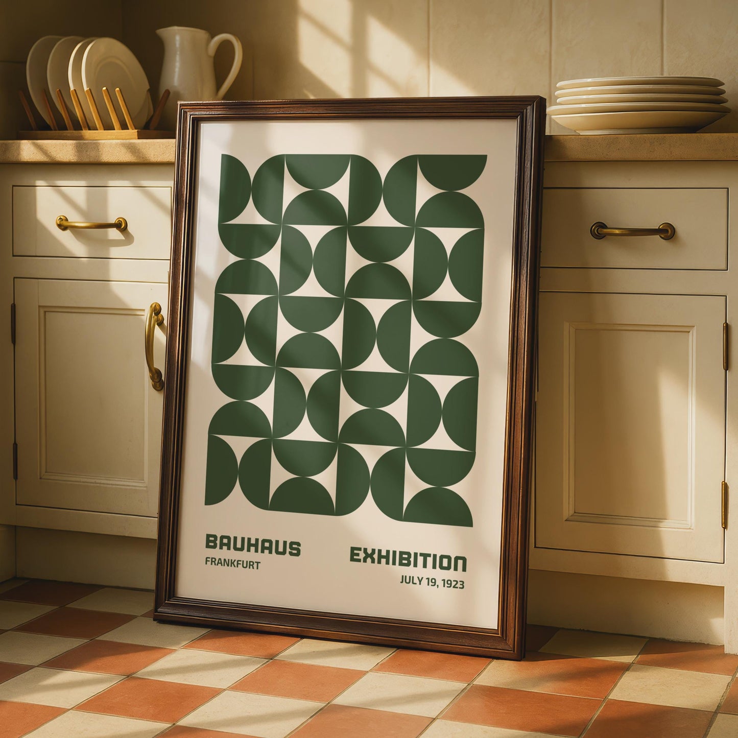 Bauhaus Exhibition Poster Frankfurt 1923, Geometric Art Print wall art print
