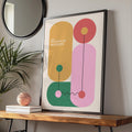 Bauhaus Modern Abstract Poster, Geometric Wall Art for Home Decor, Minimalist Design Print wall art print