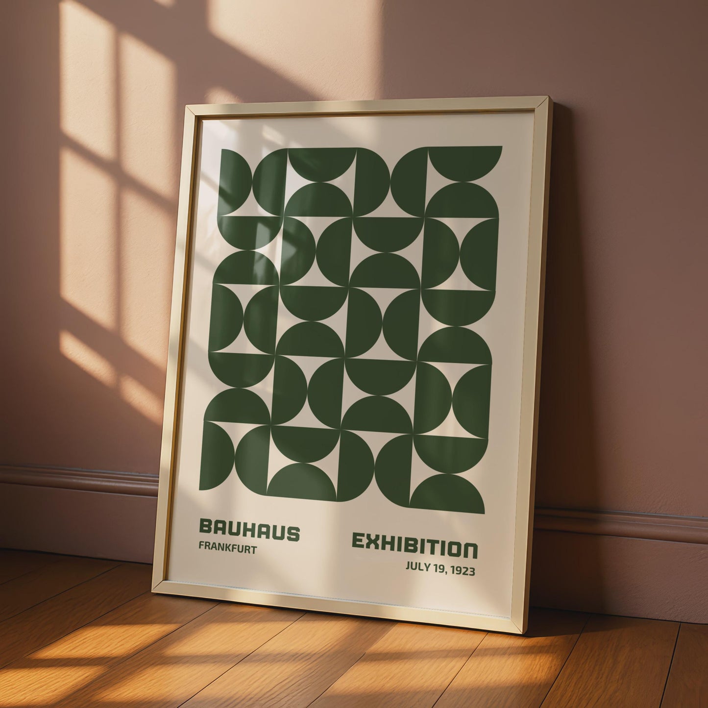 Bauhaus Exhibition Poster Frankfurt 1923, Geometric Art Print wall art print