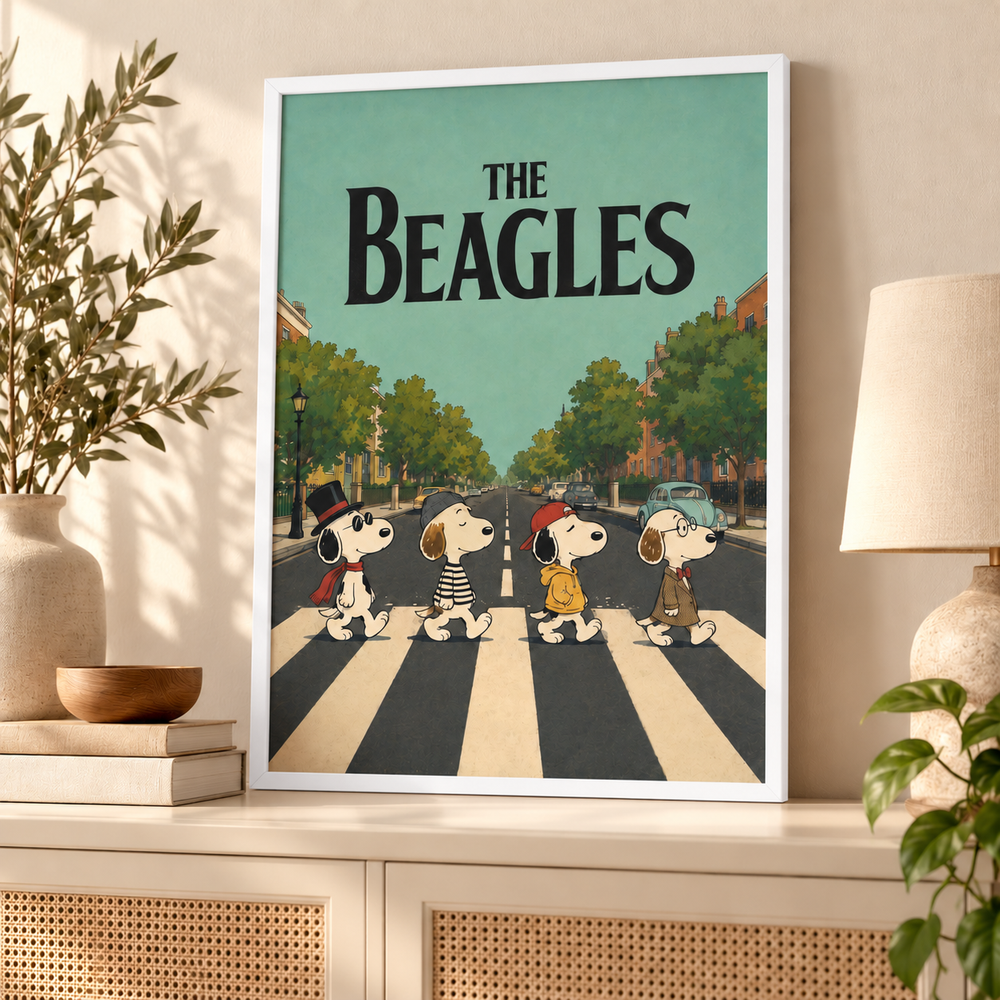 frame white lifestyle mockup of a PostersByRhea bestseller