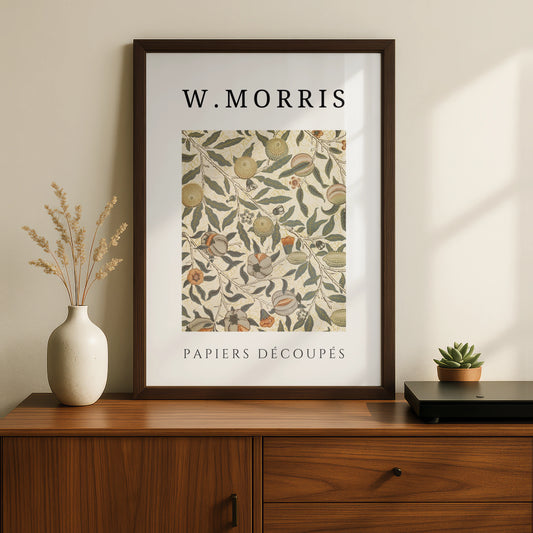 William Morris Botanical Wall Art Print | Fruit Pattern Vintage Poster | Living Room Decor – product image 2