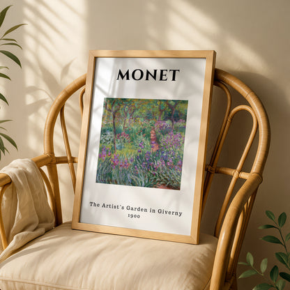 Monet Garden Wall Art Print | Impressionist Floral Poster, Giverny Botanical Print – product image 3