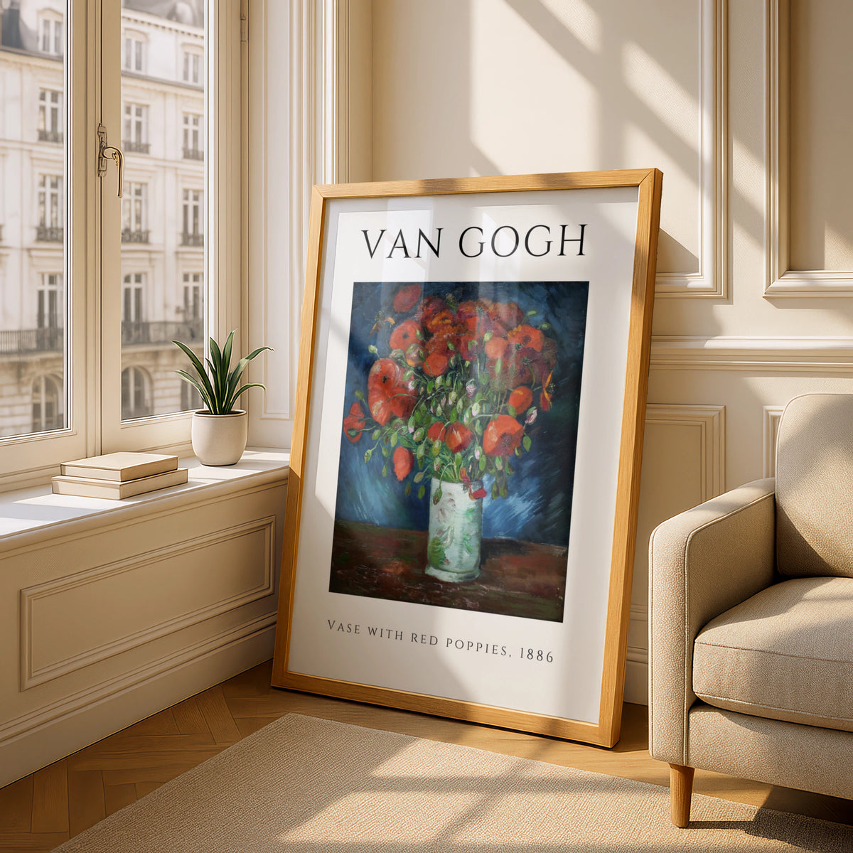 Van Gogh Poppies Wall Art Print | Red Floral Poster, Vintage Botanical Gallery Print – product image 4