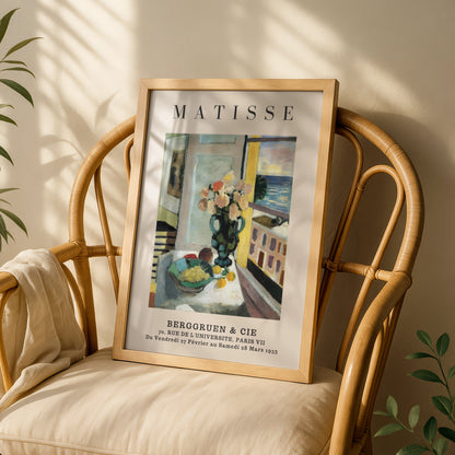 Floral Still Life Wall Art Print, Colourful Vintage Gallery Poster – product image 3