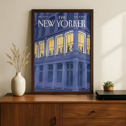 The New Yorker Cover Poster, Easter Bunny Party Art Print, April 2009 Wall Art