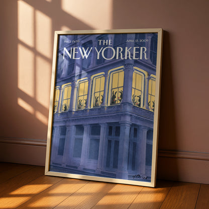 The New Yorker Cover Poster, Easter Bunny Party Art Print, April 2009 Wall Art
