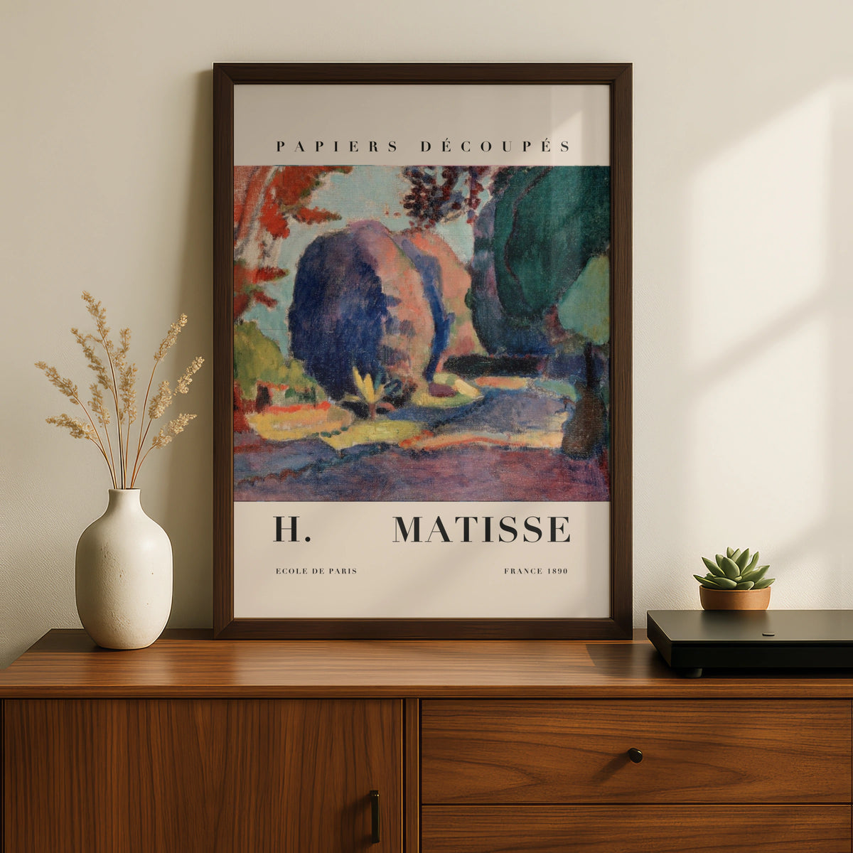 Colourful Landscape Wall Art Print, Vintage Fauvist Living Room Poster – product image 2