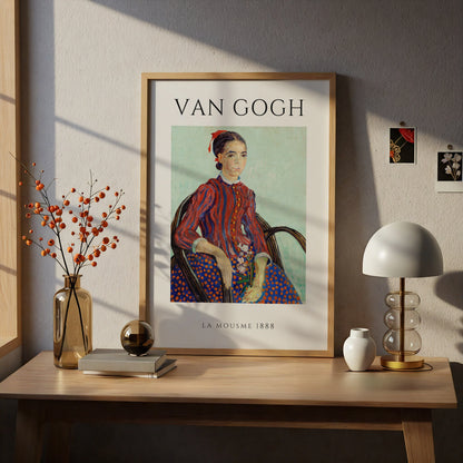 Van Gogh La Mousme 1888 Wall Art Print | Colourful Vintage Portrait Poster – product image 5