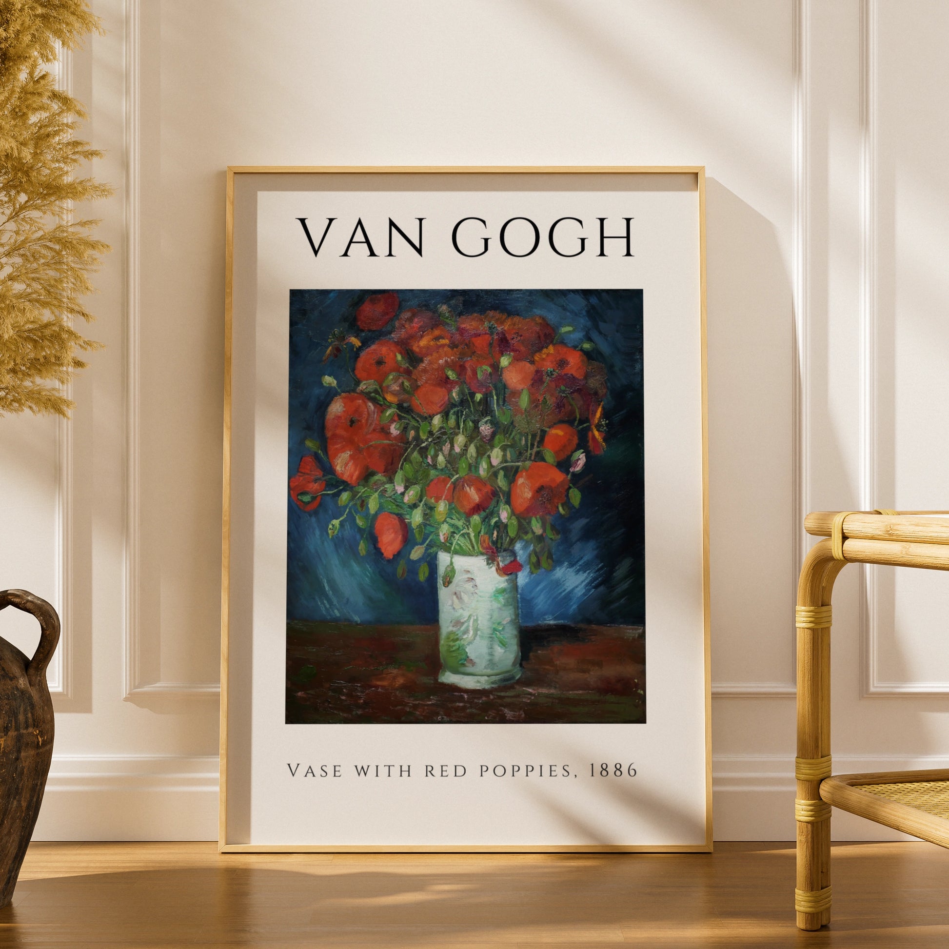 Van Gogh Poppies Wall Art Print | Red Floral Poster, Vintage Botanical Gallery Print – product image 1