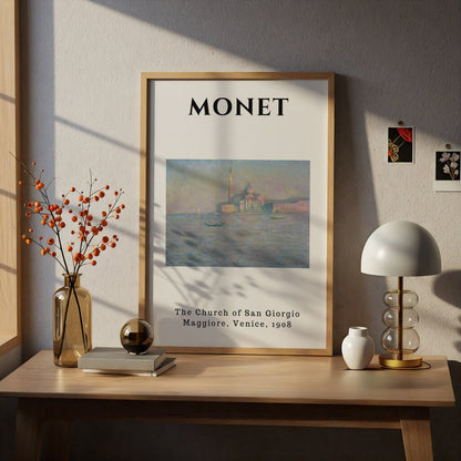 Monet Venice Wall Art Print | Impressionist Poster, Pastel Living Room Decor – product image 5