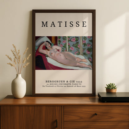 Vintage Nude Figure Wall Art Print, Colourful Modernist Gallery Poster – product image 2