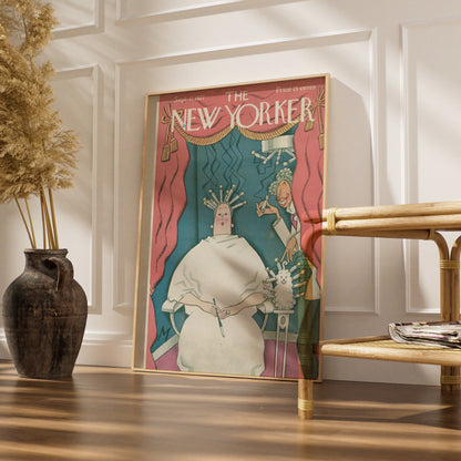 The New Yorker 1927 Cover Poster, Vintage Hair Salon Art, Art Deco Wall Print