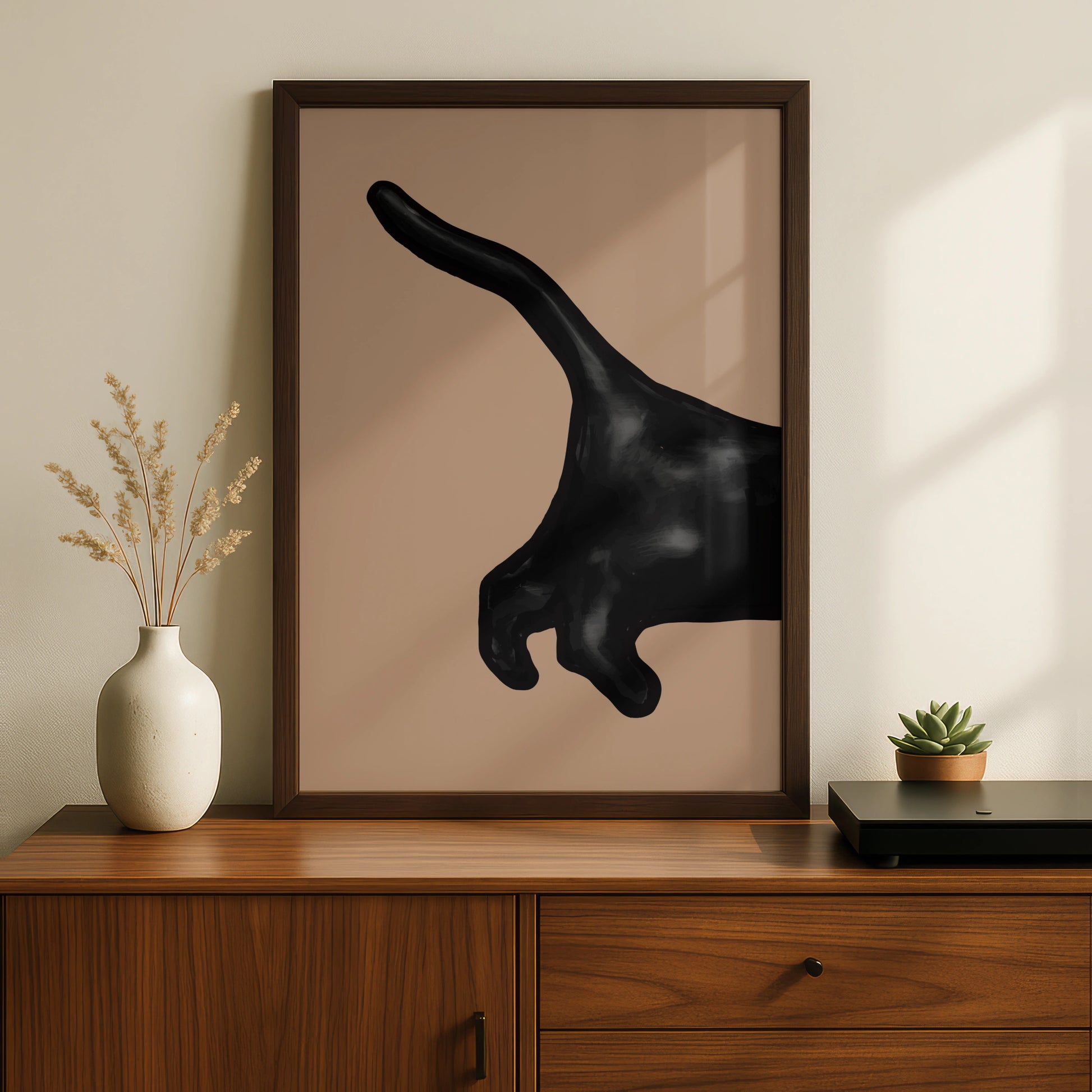 Halloween Black Witch Hand Poster, Spooky Claw Wall Art, Dark Gothic Horror Print