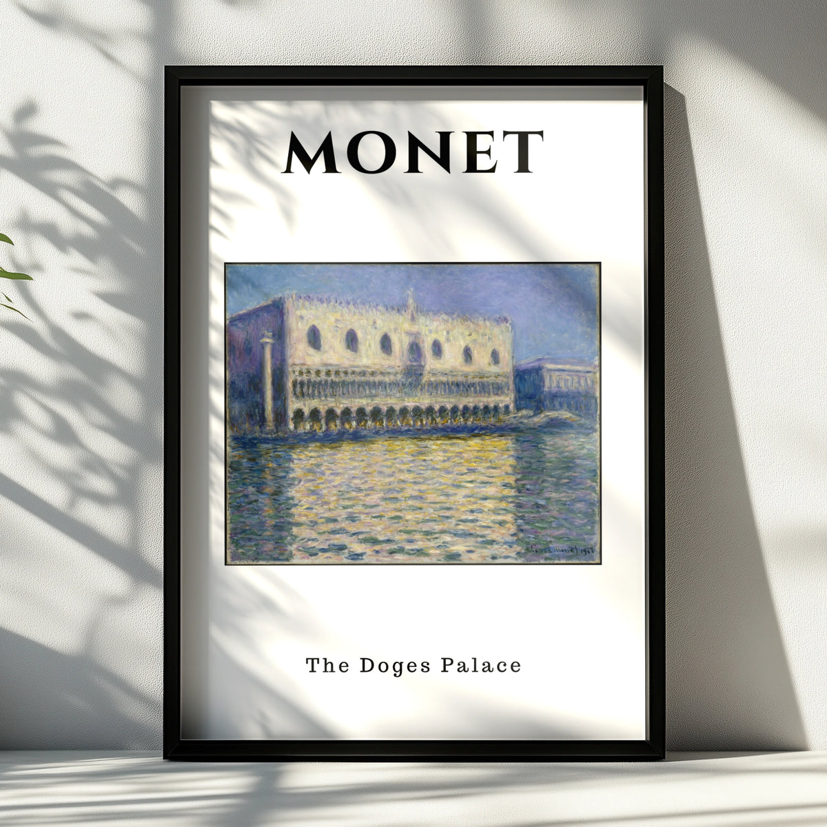 Monet Doges Palace Venice Wall Art Print | Impressionist Poster, Living Room Decor – product image 6