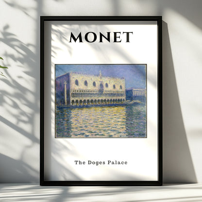 Monet Doges Palace Venice Wall Art Print | Impressionist Poster, Living Room Decor – product image 6