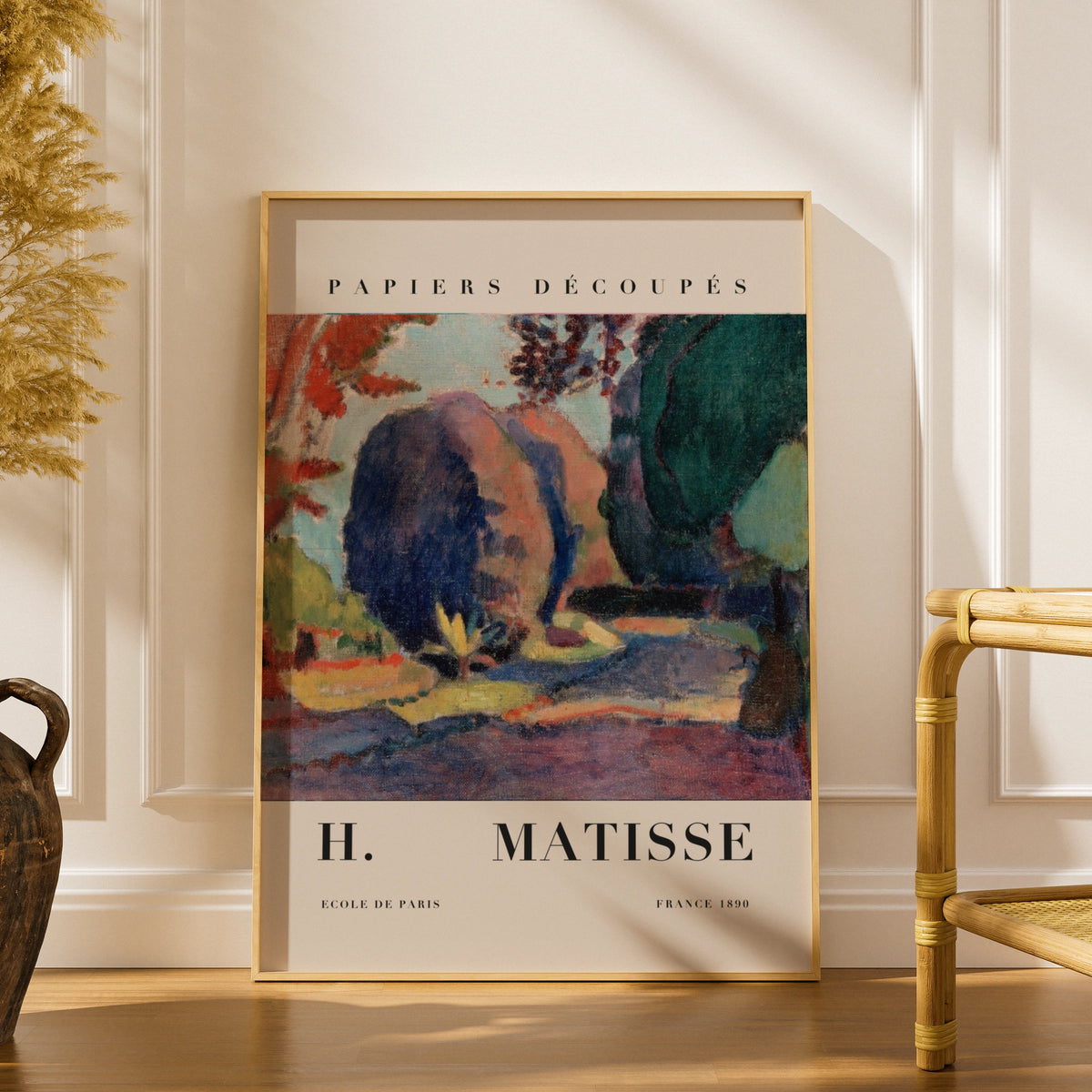 Colourful Landscape Wall Art Print, Vintage Fauvist Living Room Poster – product image 1