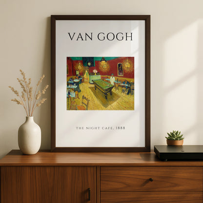 Van Gogh The Night Cafe 1888 Wall Art Print | Vintage Impressionist Poster, Living Room – product image 2