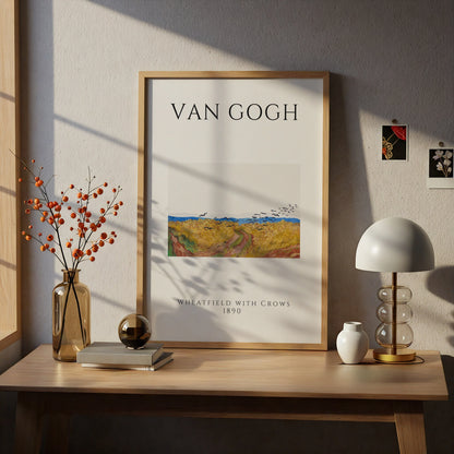Van Gogh Wheatfield With Crows Wall Art Print | Vintage Gallery Poster, Living Room – product image 5