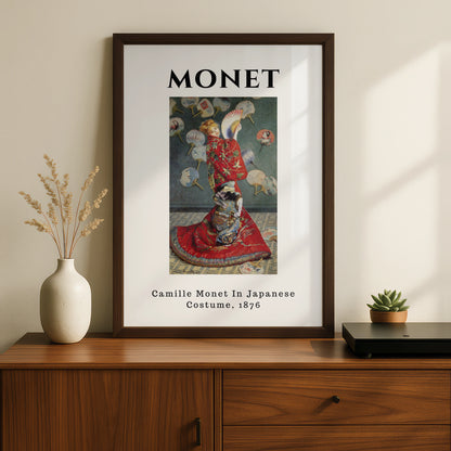Monet Camille in Japanese Costume 1876 Wall Art Print | Vintage Impressionist Poster – product image 2