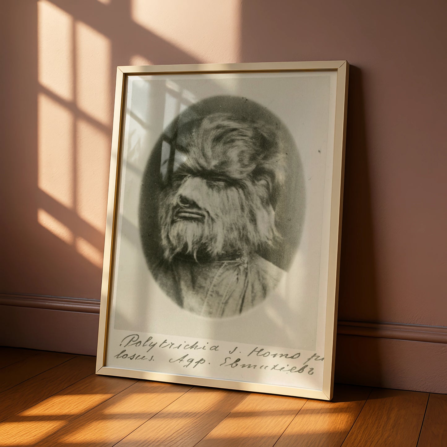 Werewolf Halloween Art Print, Vintage Wolf Man Poster, Spooky Horror Wall Art