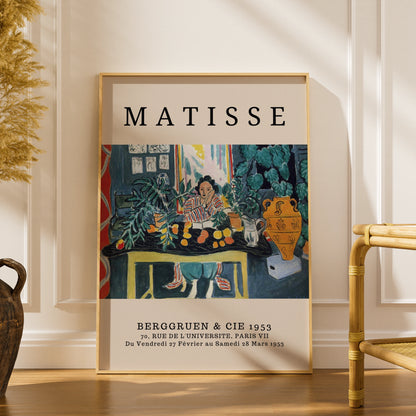 Colourful Fauvist Interior Wall Art Print, Vintage Botanical Modernist Poster – product image 1