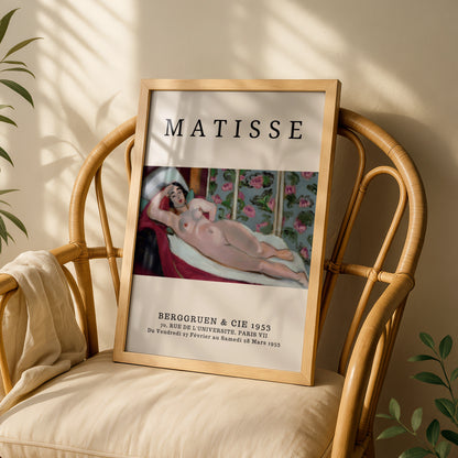 Vintage Nude Figure Wall Art Print, Colourful Modernist Gallery Poster – product image 3