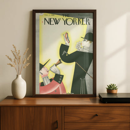 The New Yorker Poster, Vintage 1926 Art Print, Henri-inspired Wall Decor, Unique Collector's Item