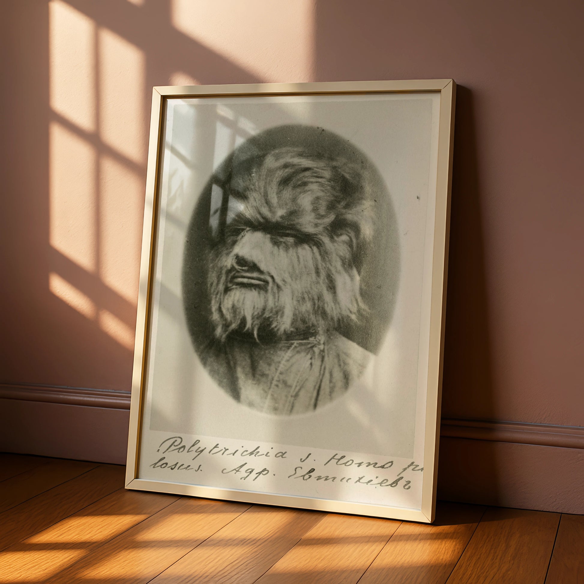 Werewolf Victorian Horror Poster, Halloween Wall Art, Creepy Antique Monster Print