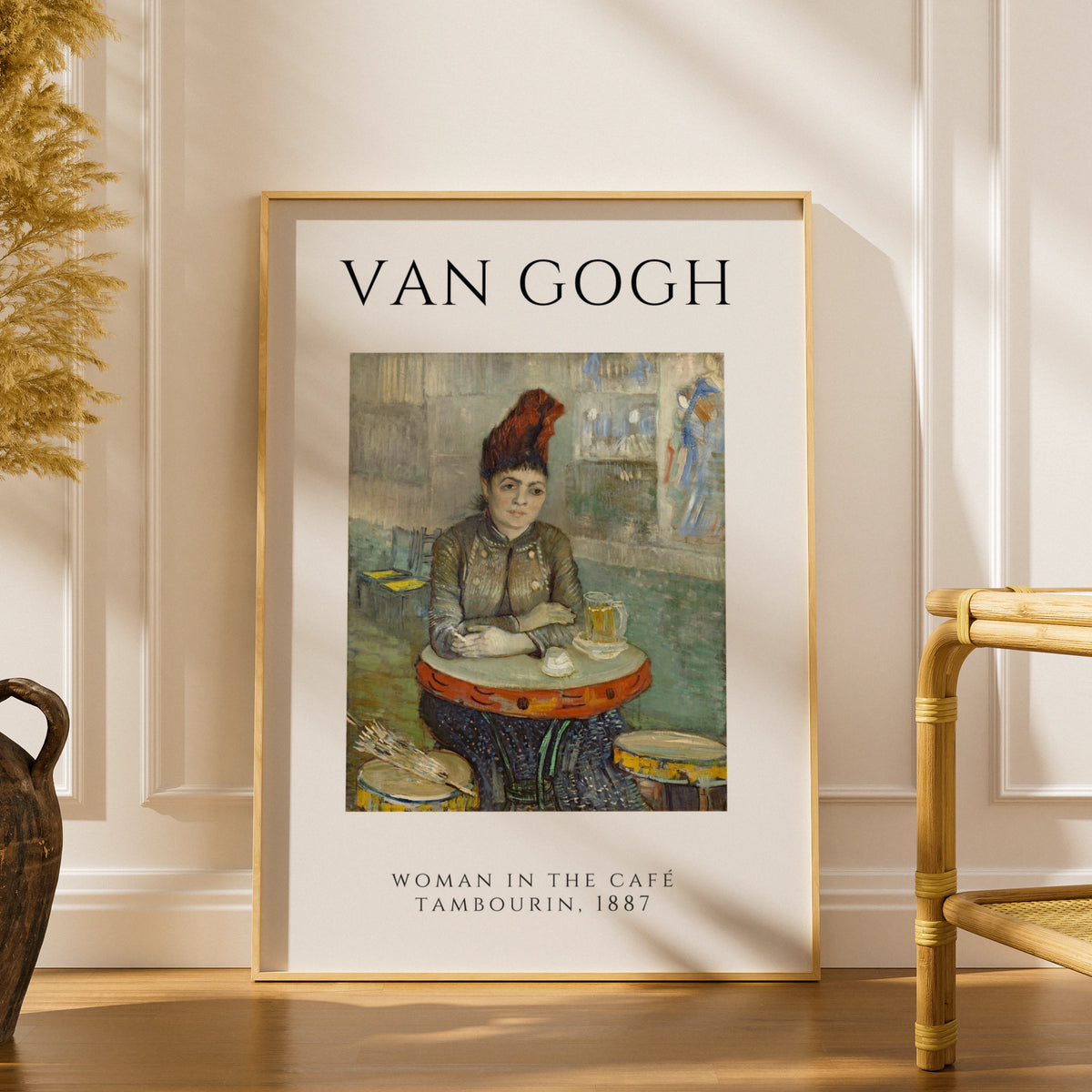 Van Gogh Woman in the Cafe Tambourin 1887 Wall Art Print, Vintage Gallery Poster – product image 1