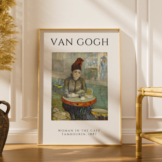 Van Gogh Woman in the Cafe Tambourin 1887 Wall Art Print, Vintage Gallery Poster – product image 1