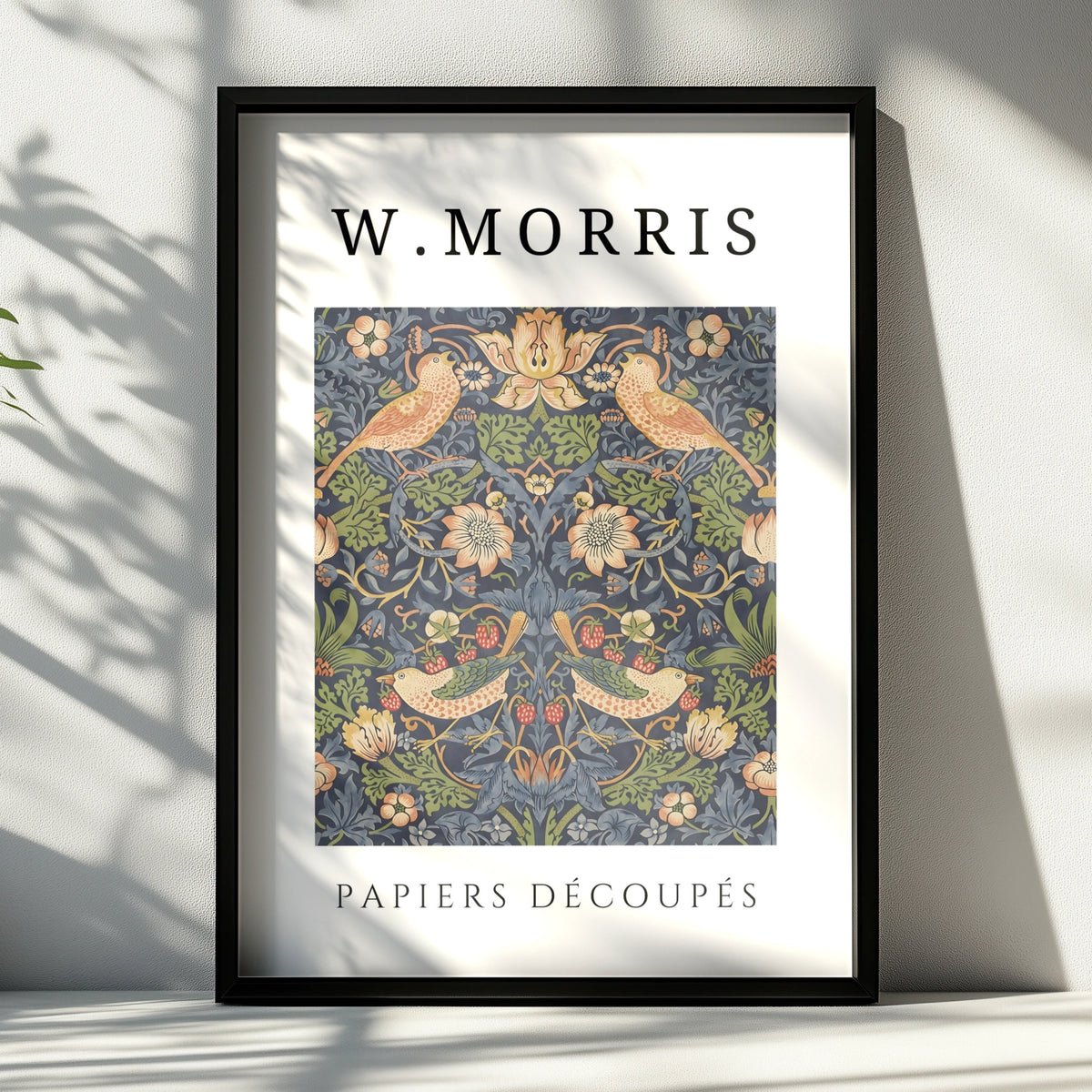William Morris Strawberry Thief Wall Art Print | Floral Bird Vintage Botanical Poster – product image 6