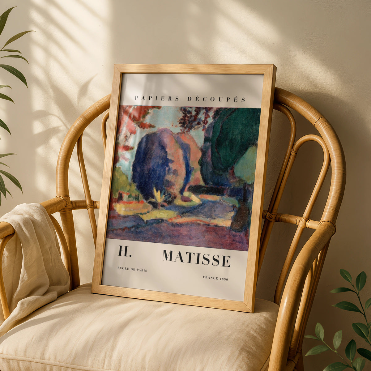 Colourful Landscape Wall Art Print, Vintage Fauvist Living Room Poster – product image 3
