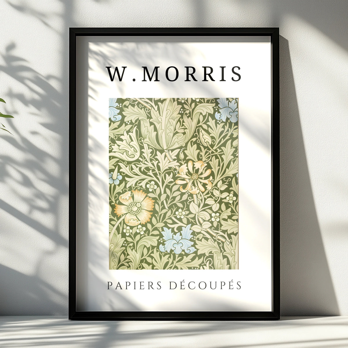 William Morris Sage Green Honeysuckle Botanical Wall Art Print, Vintage Floral Poster – product image 6