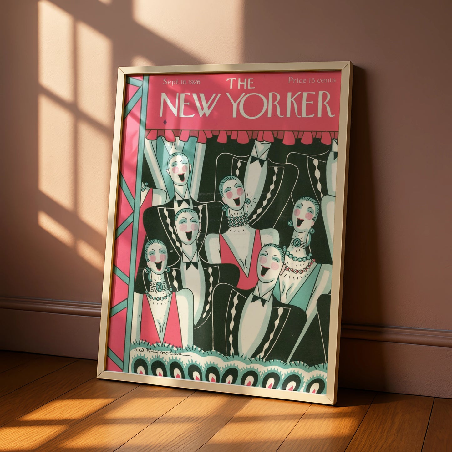 The New Yorker 1926 Cover Poster, Art Deco Theatre Print, Vintage Jazz Age Wall Art